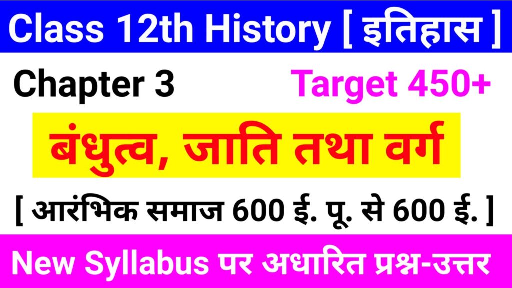 12th History Ch-3 Most Important Obje