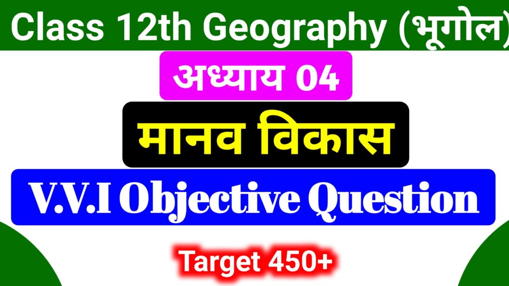 Geography Chapter 4 Most Important Obje